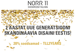 Kaks aastat uue generatsiooni Skandinaavia disaini Eestis! 