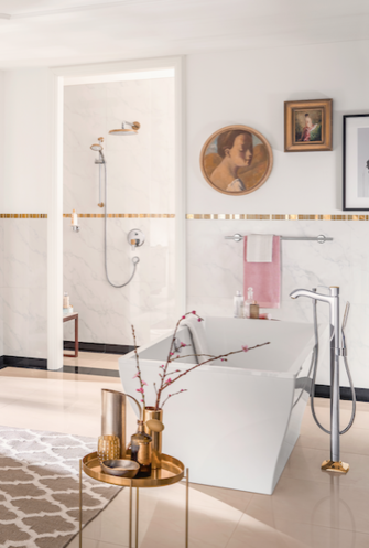hansgrohe Metropol Classic toob elegantsesse vannituppa kuldsed aktsendid