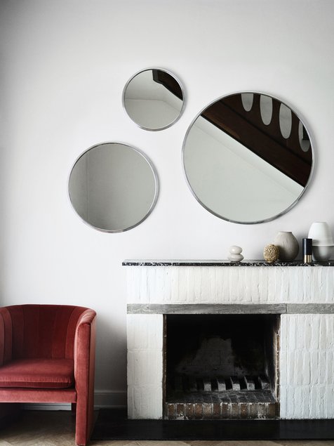 Mitmes suuruses Sillon peeglid koos Loafer tugitooliga / &amp;Tradition Alkuperä: elkemoobel.ee
